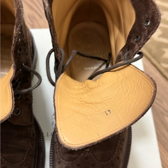 Brunello Cucinelli brogue suede boots 41 - Picture 4 of 7